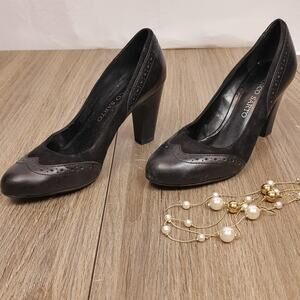 Franco Sarto 6.5 Suede and leather pumps EUC